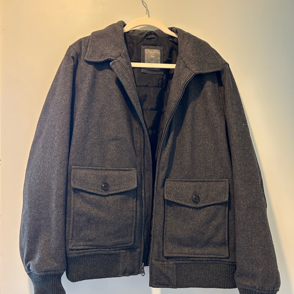 GAP Gray Bomber Jacket